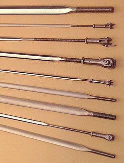 A collection of round and streamline flying wires