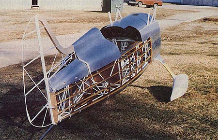 The Knight Twister built by Hale Wallace of Steen Aero Lab, seen shortly before completion in 1998.