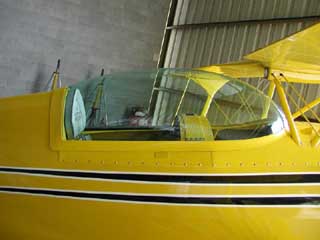 This Skybolt cruises at 180mph, in part due to the low-drag canopy installation.